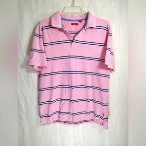 Izod pink logo polo    men's M   #566